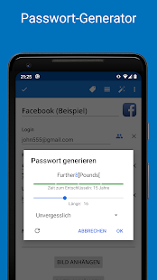 Passwort Manager SafeInCloud ℗ Screenshot