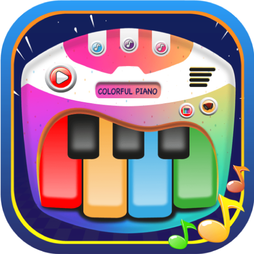 Colorful Piano  Icon