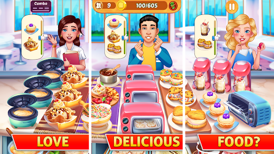Kitchen Craze: Free Cooking Games & kitchen Game 2.1.8 screenshots 1