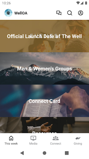 Android application The Well Church of Americus screenshort