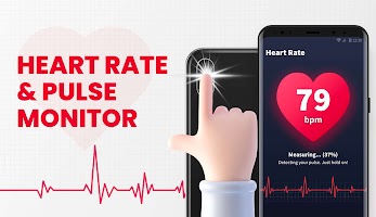 screenshot of Heart Rate Monitor - Pulse App