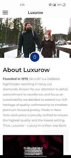 Android application Luxurow screenshort