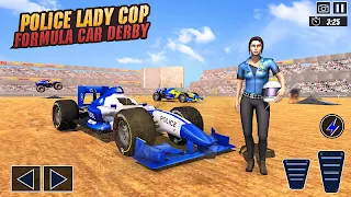 Police Formula Car Derby Games - Screenshot 2
