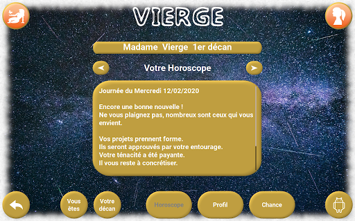 Horoscope Vierges