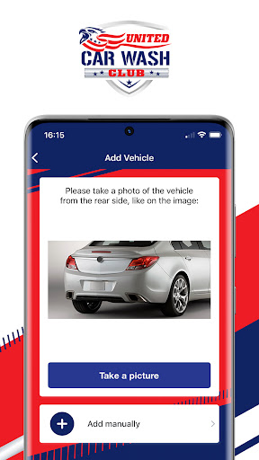 Android application United Car Wash Club screenshort