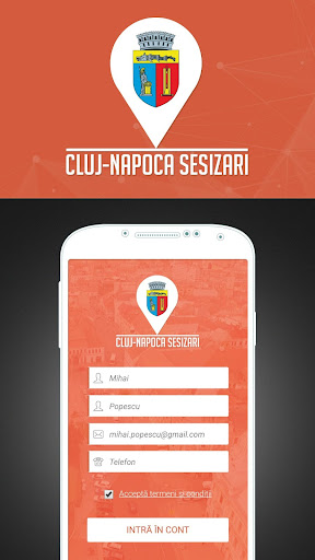 Android application My Cluj screenshort