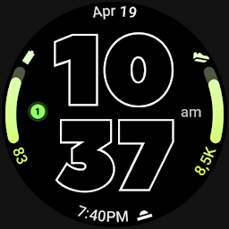 Outlined Watch Face-এর আইকন ছবি