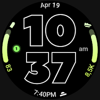 Outlined Watch Face