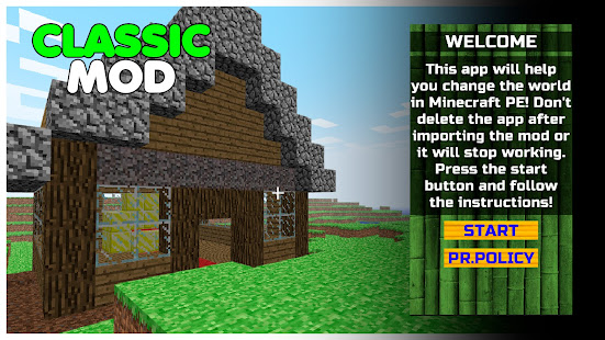 Classic Minecraft Mod for MCPE 1.7 APK screenshots 7