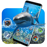 FREE shark 3D ocean blue azure tema icon