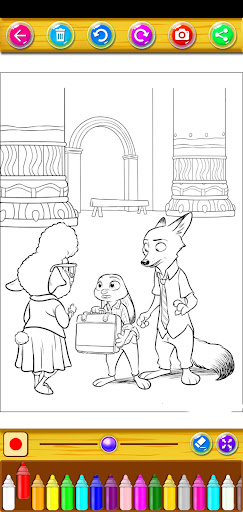 Zootopia coloring book
