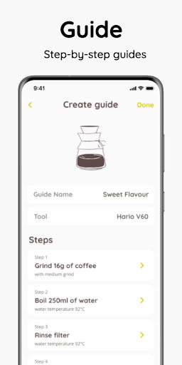 Blackcoffee.io Screen 3