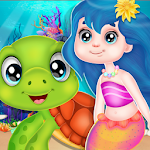 Cover Image of 下载 UnderWater Animal Daycare and rescue -mermaid game 6.0 APK