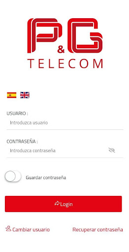 Android application PGTelecom screenshort