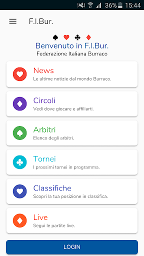 Android application Fibur screenshort
