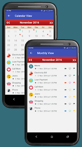 ToDo List - Calendar Events Screen 3