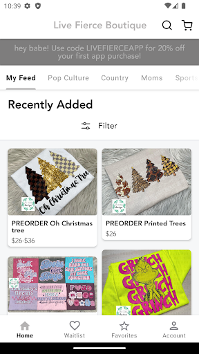 App preview