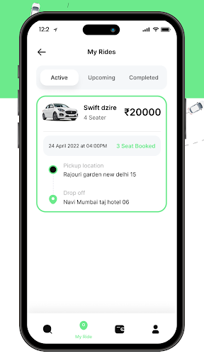 WalletCab - Driver Screen 3