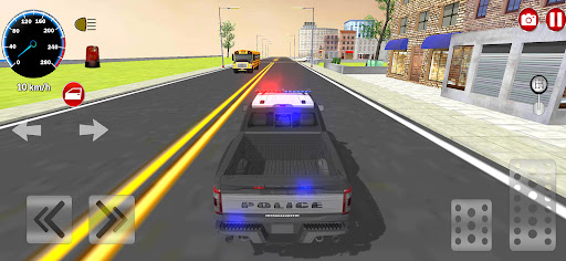 American Police Truck Driving 1 screenshots 3