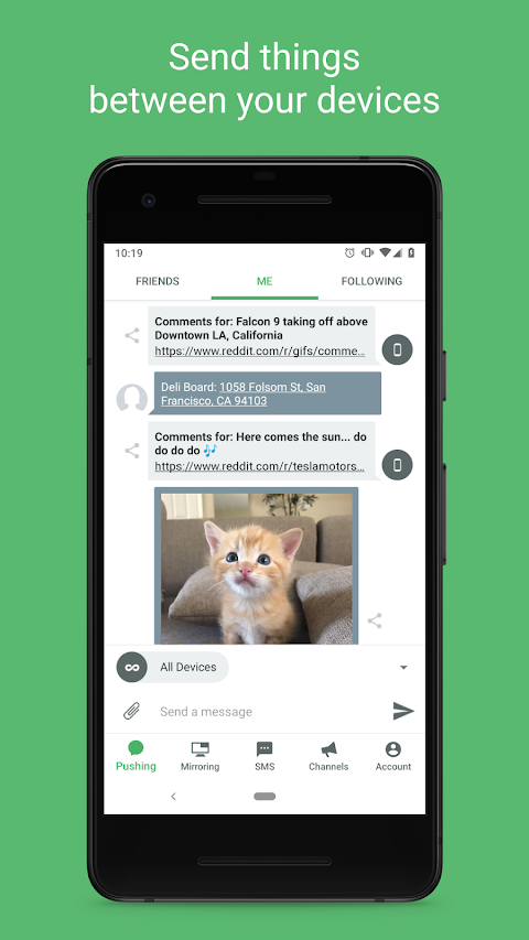 Pushbullet: SMS on PC and moreのおすすめ画像1