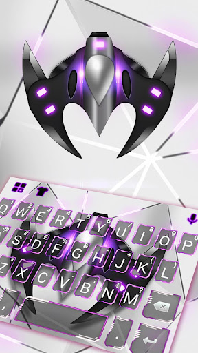 Android application Laser Metallic Bat Keyboard Th screenshort