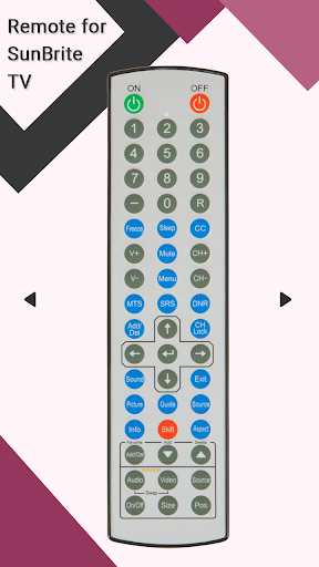 Remote for SunBrite TV Screen 2