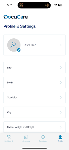 DocuCare - Medical CoPilot Screen 3