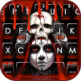 Bloody Creepy Lady Keyboard Theme icon