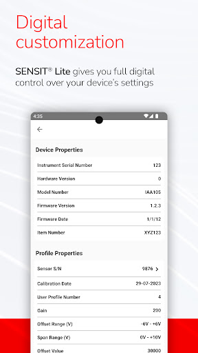 SENSIT® LITE Screen 2