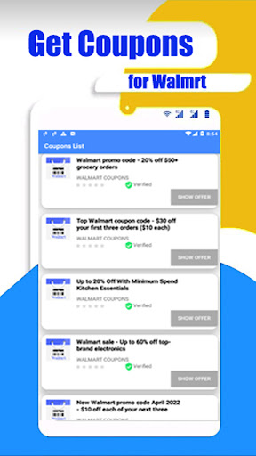 Coupons for Walmart Grocery Screen 2