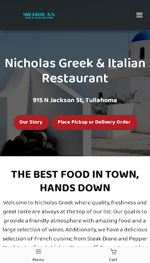 Android application Nicholas Greek screenshort