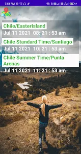 Chile Timezones