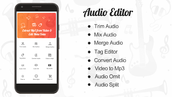 Audio Editor : Cut,Merge,Mix Extract Convert Audio  Screenshots 1