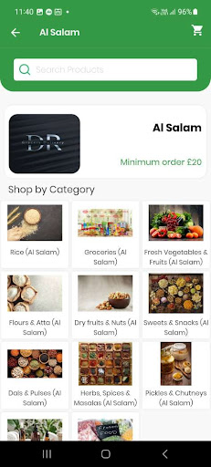 Android application Drhoop Delivery screenshort