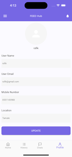 Feed Hub Screen 3
