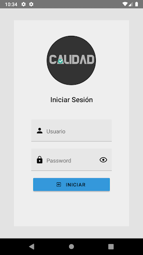 Android application Aseguramiento Calidad TyA screenshort
