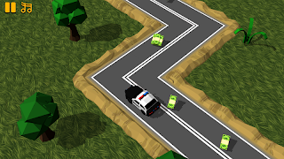 Blocky Police: Tap Chase 3D - Screenshot 1