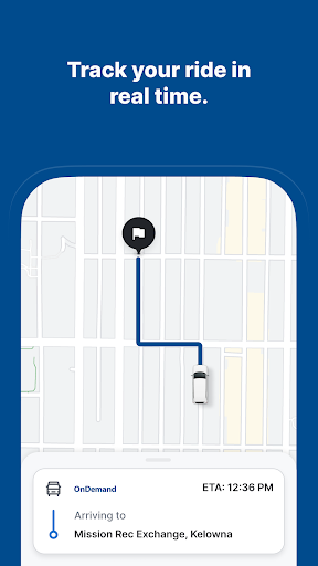 Screenshot of BC Transit – OnDemand