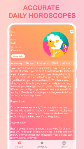 Android application Daily Horoscopes 2020 screenshort