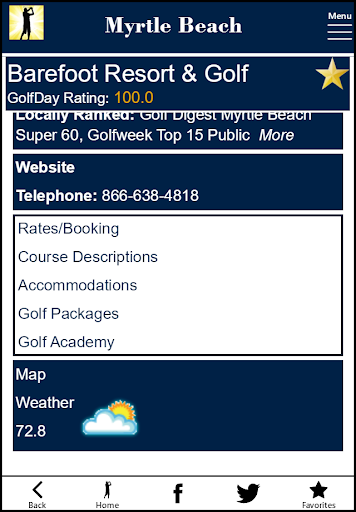 GolfDay Myrtle Beach Screen 3