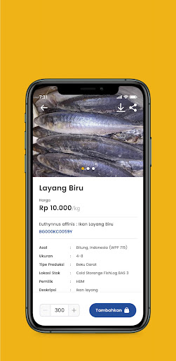 Fishlog Sales App Screen 3