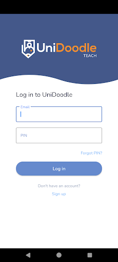 Android application UniDoodle Teach screenshort