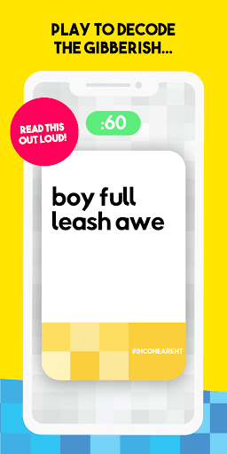 Android application INCOHEARENT - Adult Party Game screenshort