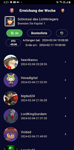 Retro Achievements Screen 2
