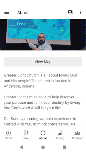 Greater Light Church Screen 2
