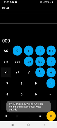 DCal Screen 2