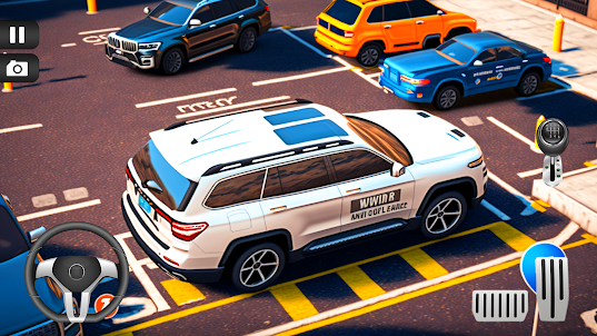 US Police Car Parking Game 3D