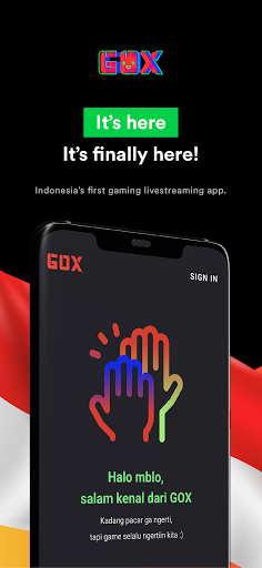 Android application Gox screenshort