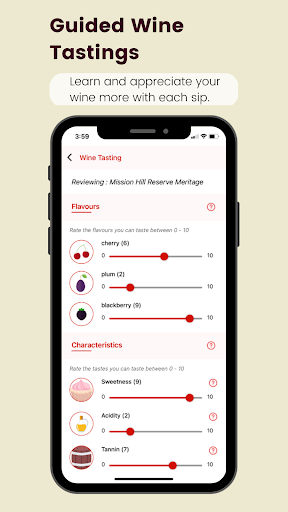 Android application Wine Recommendations: Vino AI screenshort