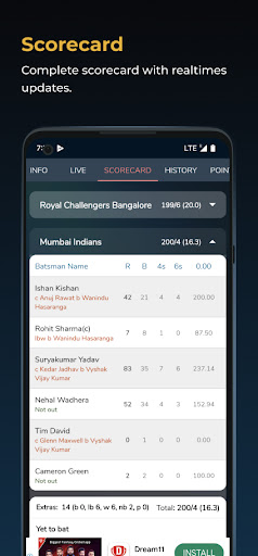 Cricket Exchange Live Line screenshot 3
